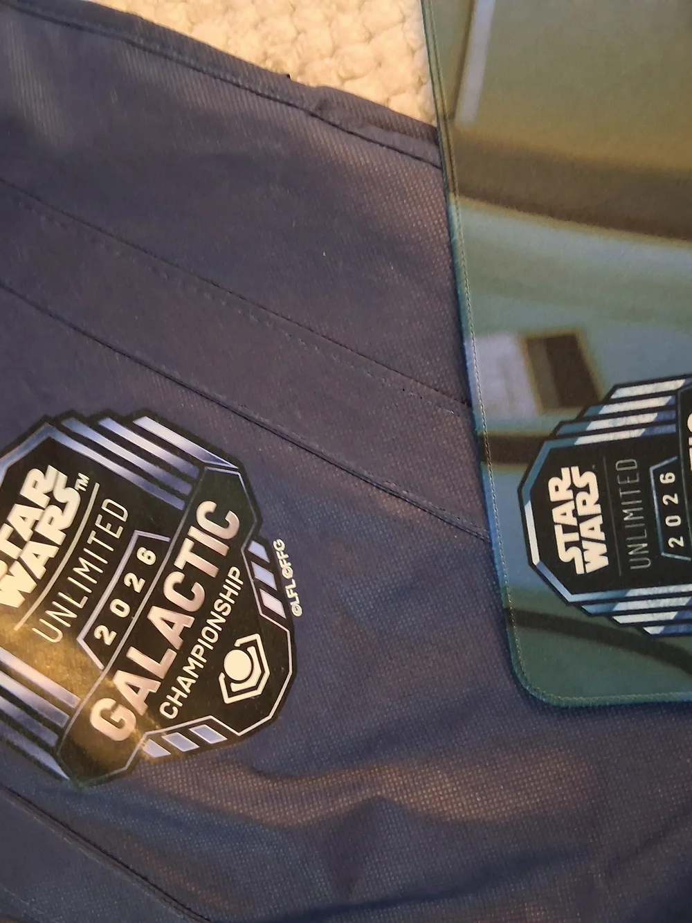 Star Wars Navy Blue Mandalorian Playmat and Tote Set